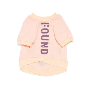 Big Full Heart Dog Tee Peach/Plum