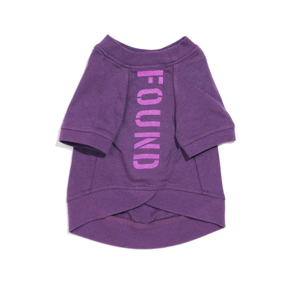 Big Full Heart Dog Tee Purple/Tulip