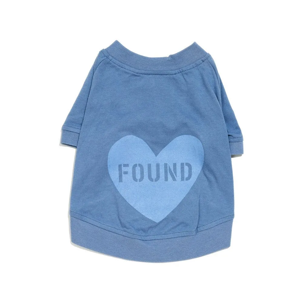 Big Full Heart Dog Tee Slate Blue/Sky