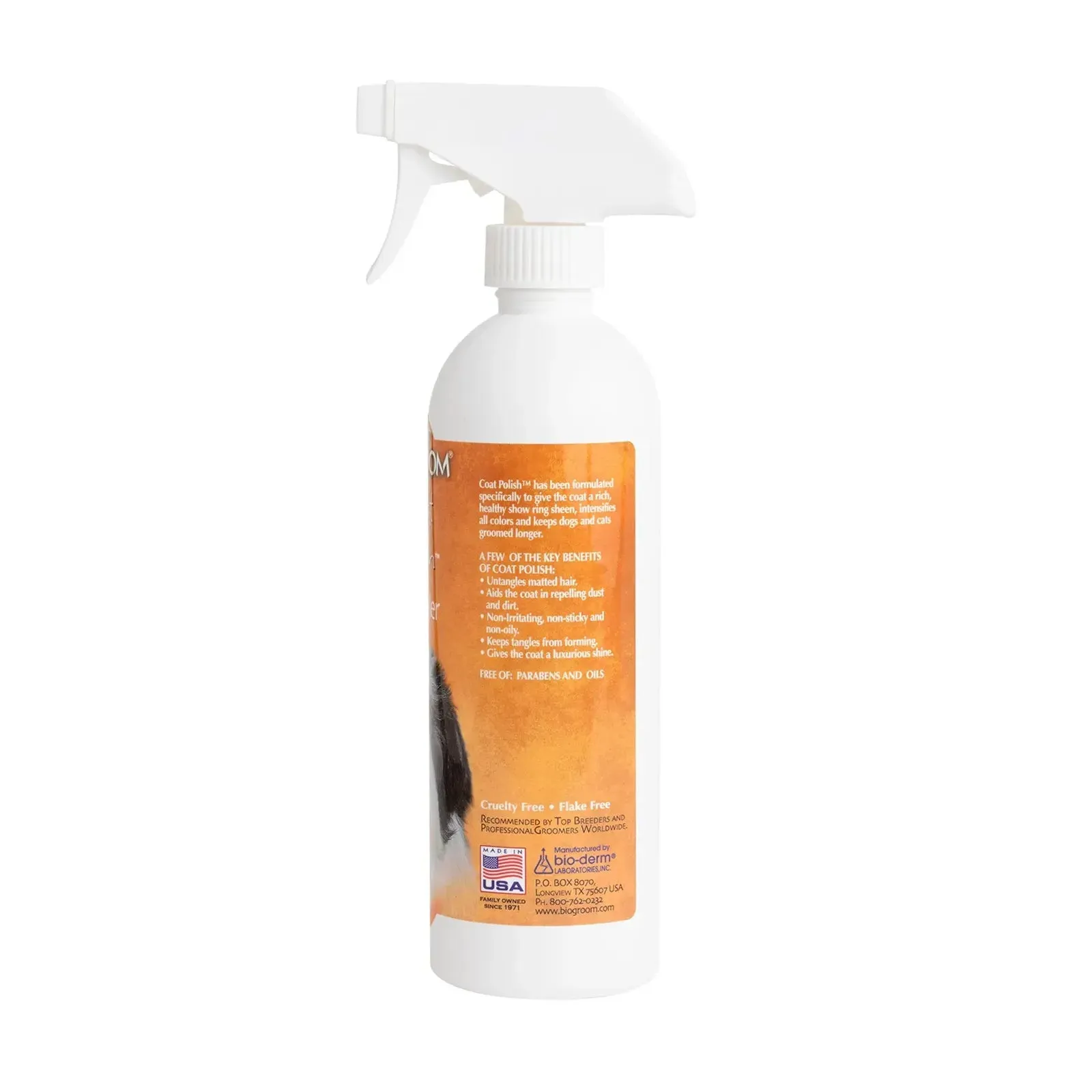 Bio-Groom - Coat Polish Spray-On Sheen for Dogs 16oz