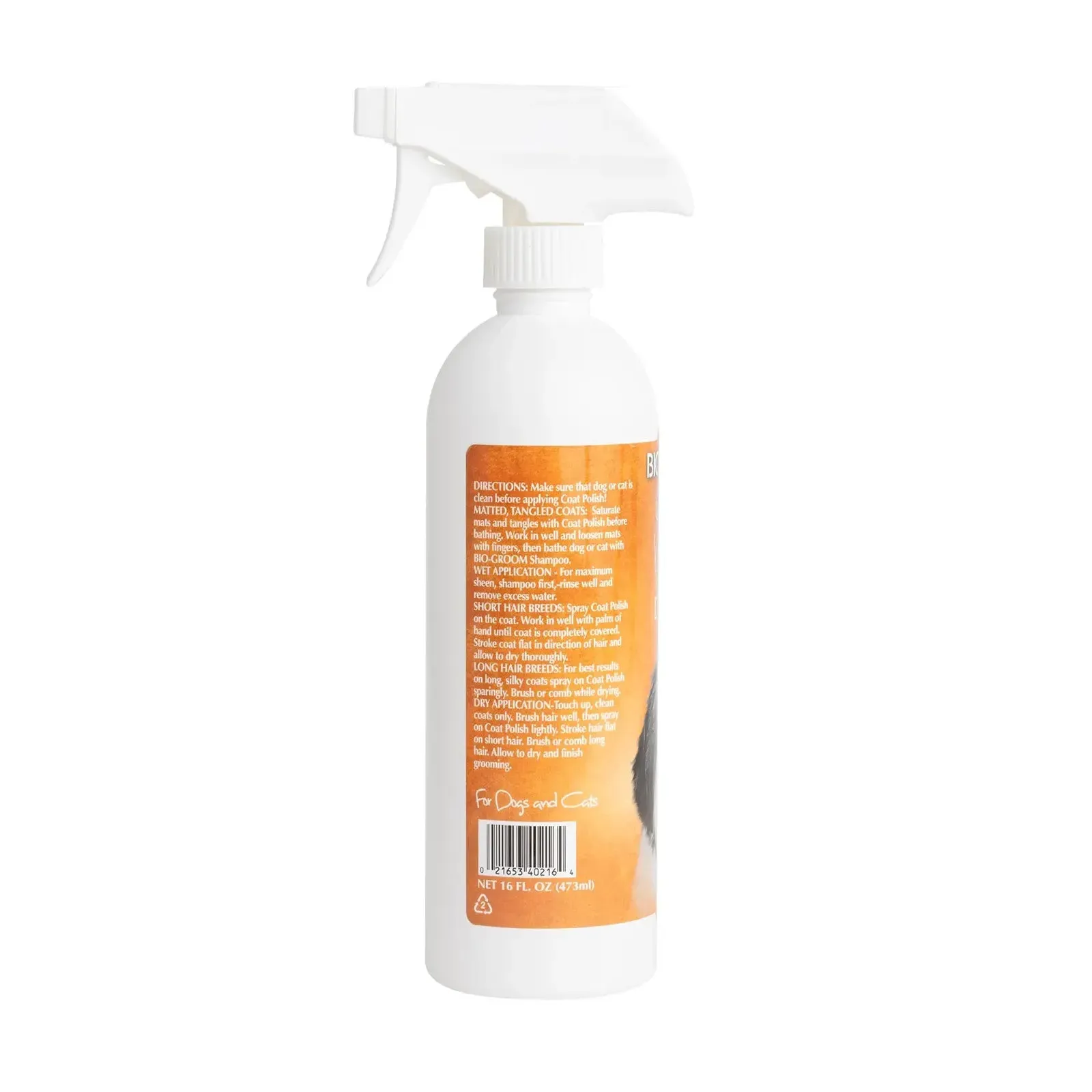 Bio-Groom - Coat Polish Spray-On Sheen for Dogs 16oz