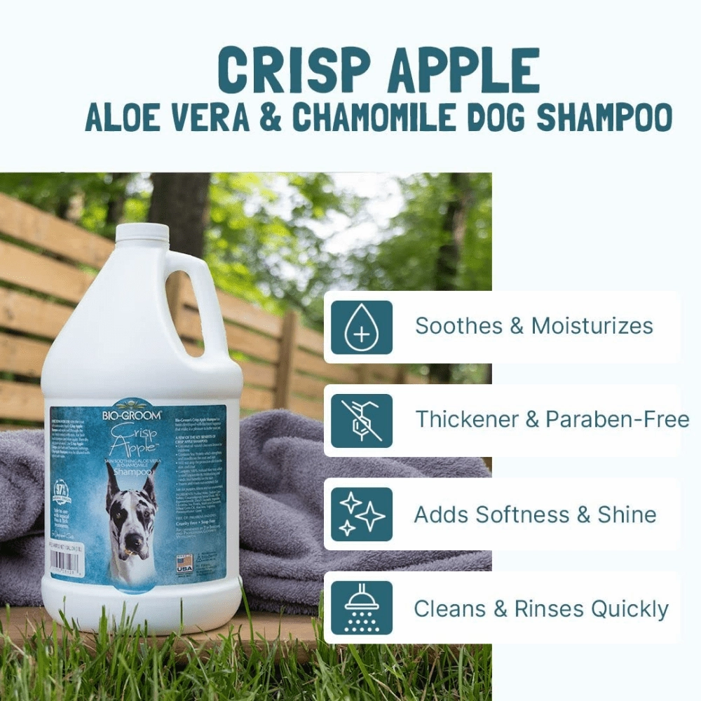 Bio Groom Natural Scents Crisp Apple Shampoo for Dogs and Cats