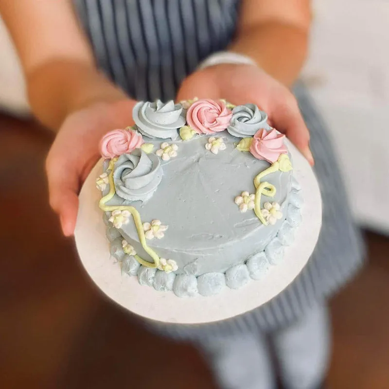 Birthday Cake - Carob 4"