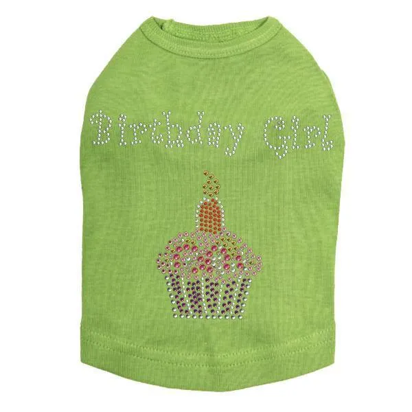 Birthday Girl Rhinestone Dog Tank