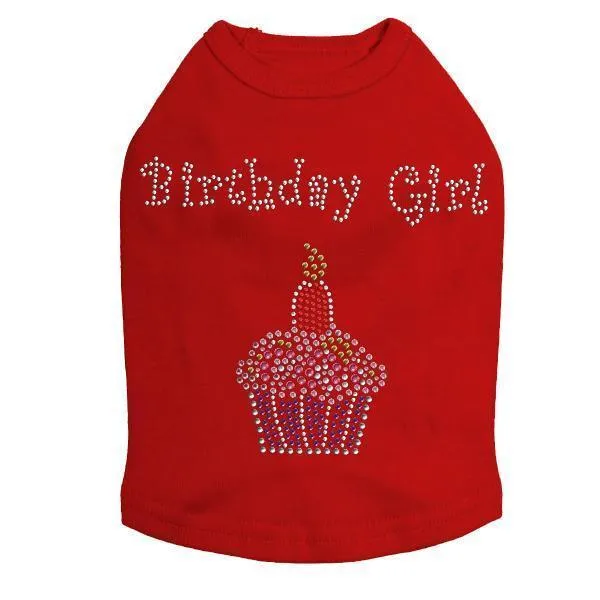 Birthday Girl Rhinestone Dog Tank