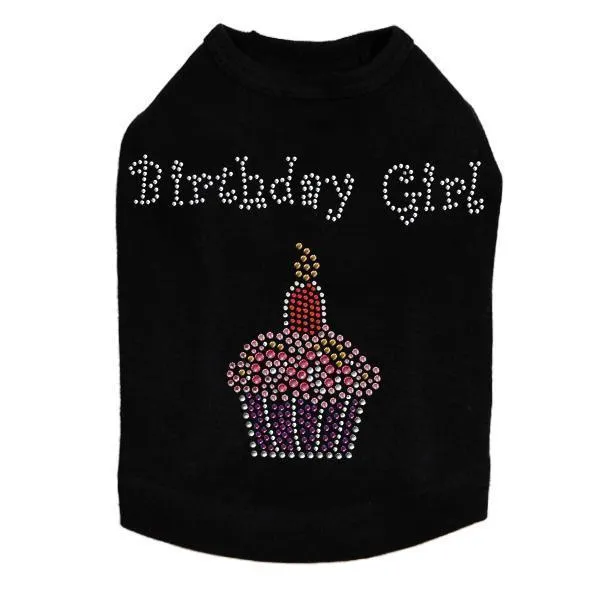 Birthday Girl Rhinestone Dog Tank