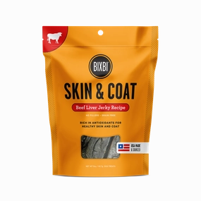 Bixbi Skin & Coat Beef Liver Jerky Dog Treats