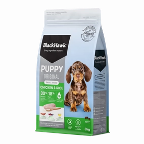 Black Hawk - Chicken & Rice Small Breed Puppy Dry Food (3kg)