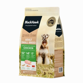 Black Hawk - Grain Free Chicken Small Breed Dog Dry Food (2.5kg)