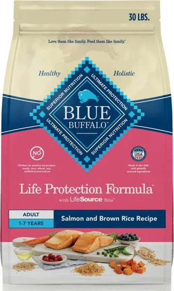 Blue Buffalo Life Protection Salmon & Brown Rice Recipe Adult Dry Dog Food