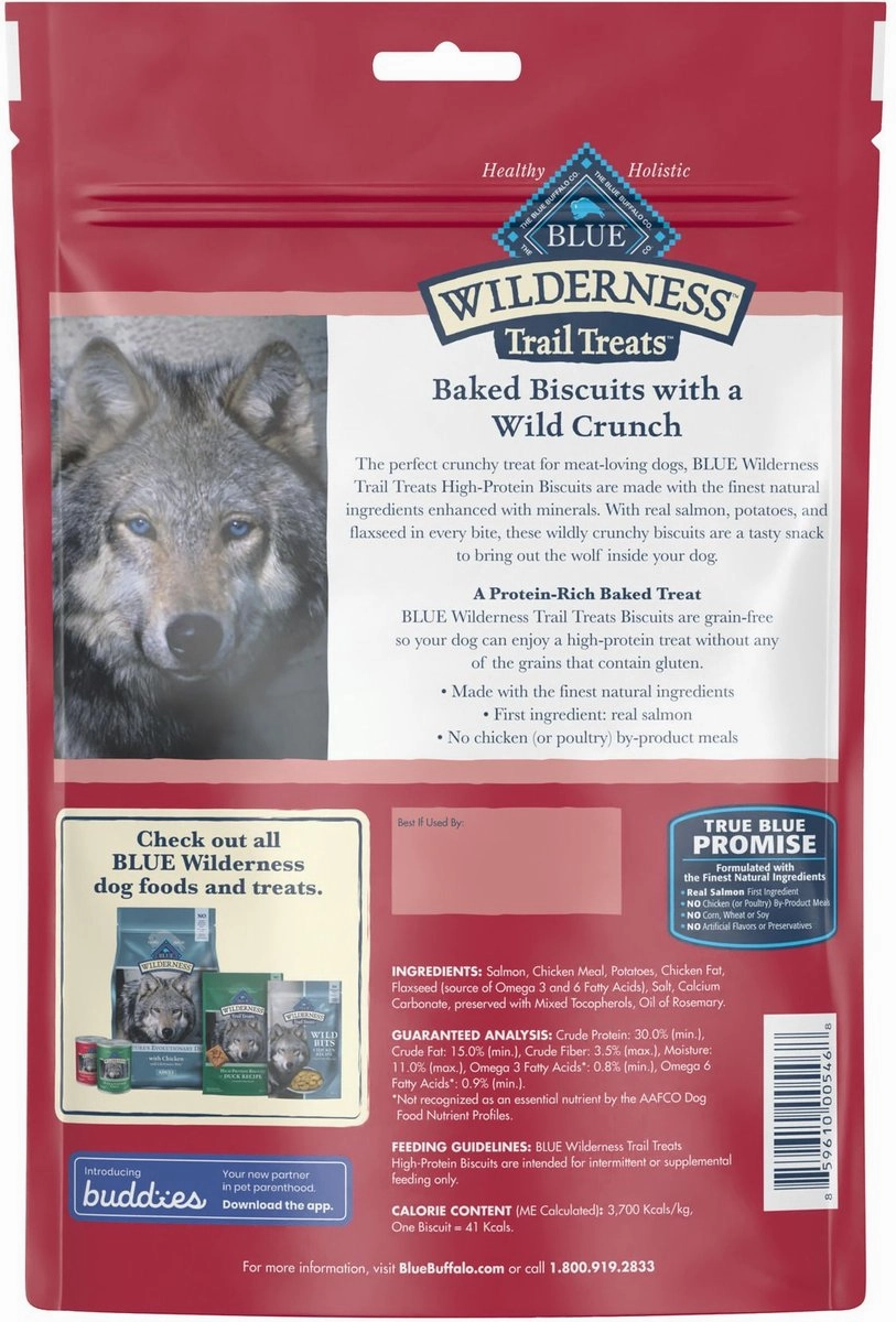 Blue Buffalo Wilderness Trail Grain Free Salmon Dog Treats
