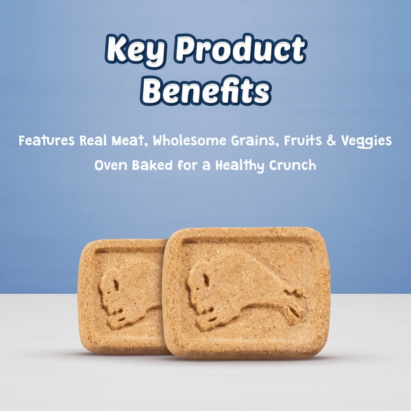 BLUE Health Bars Natural Crunchy Dog Treats Biscuits; Bacon, Egg & Cheese
