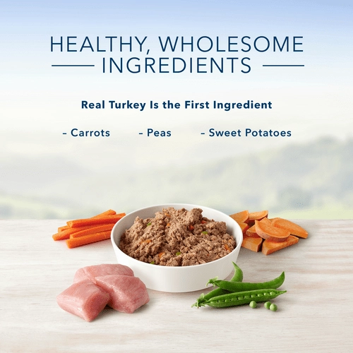 BLUE Homestyle Recipe Turkey Meatloaf Dinner Canned Dog Food