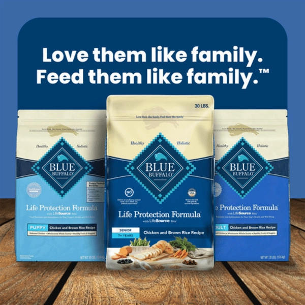 BLUE Life Protection Formula Chicken & Brown Rice Recipe Dry Senior Dog Food