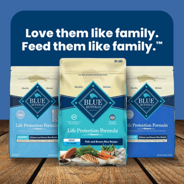 BLUE Life Protection Formula Fish & Brown Rice Recipe Dry Dog Food, 26lb