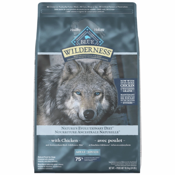 BLUE Wilderness Chicken Recipe with Grains Dry Dog Food