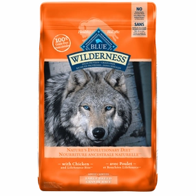 BLUE Wilderness Grain Free Large Breed Chicken Recipe Dry Dog Food, 24lb