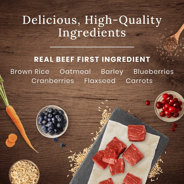 BLUE Wilderness Large Breed Beef Recipe with Grains Dry Dog Food, 24lb