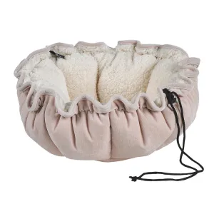 Blush Microvelvet Buttercup Dog Bed