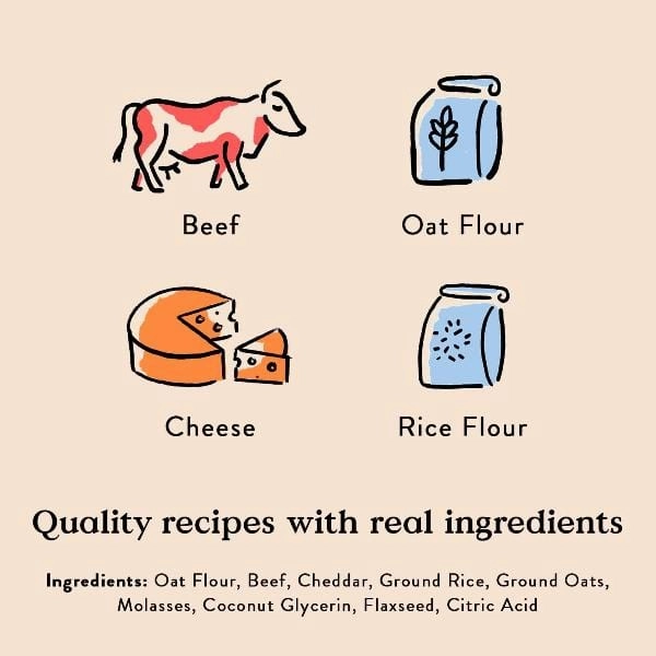 Bocce's Say Moo Training Bites Dog Treats