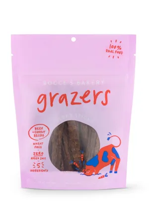 Bocce's Grazers Beef Jerky Dog Treats