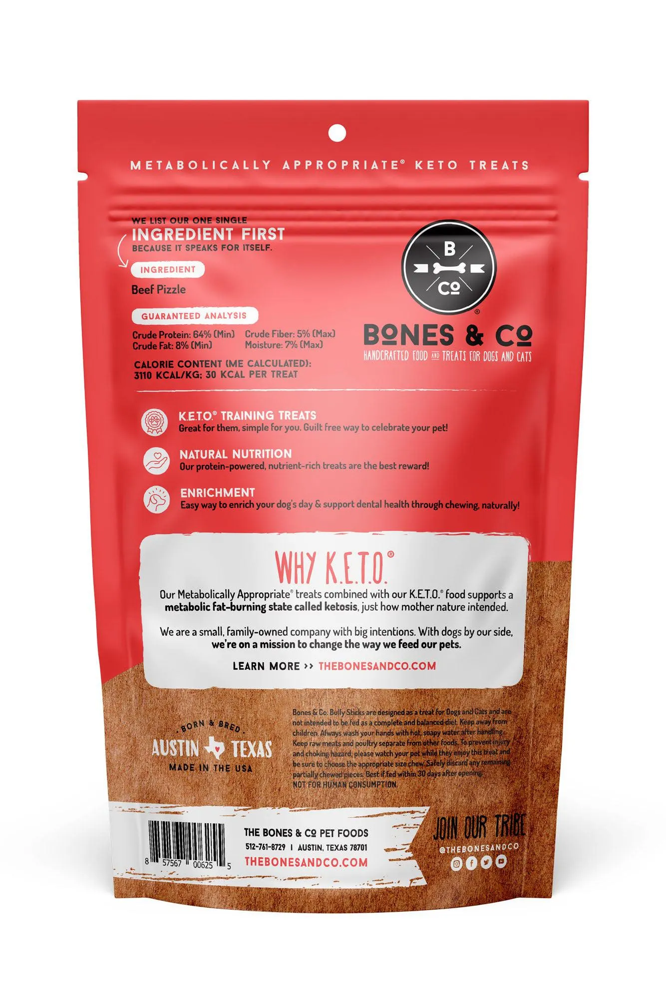 Bones and Co. Bully Sticks Freeze-Dried Dog Treats