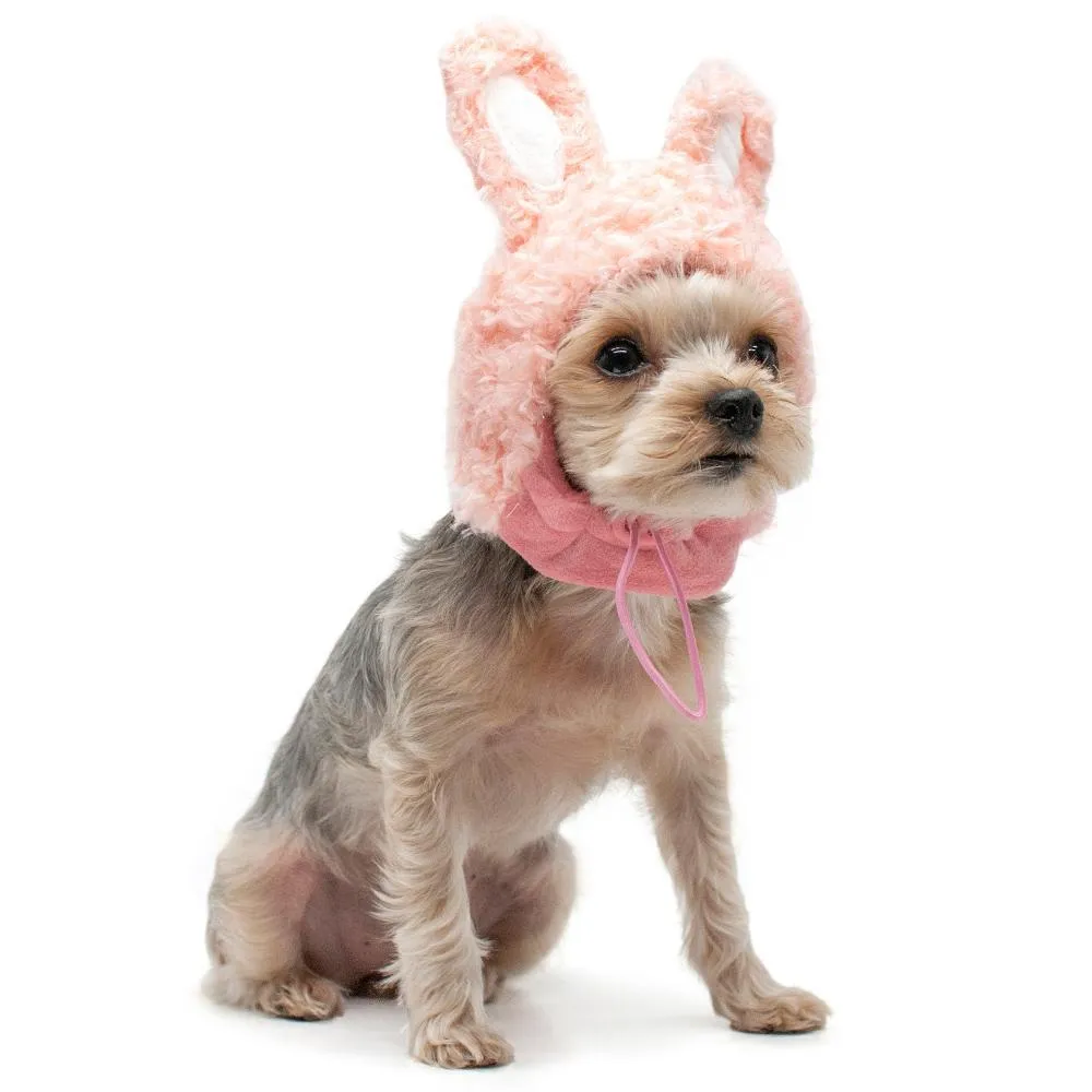 Bunny Dog Hat Pink