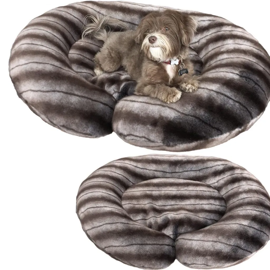 C-Shaped Custom Dog Bed