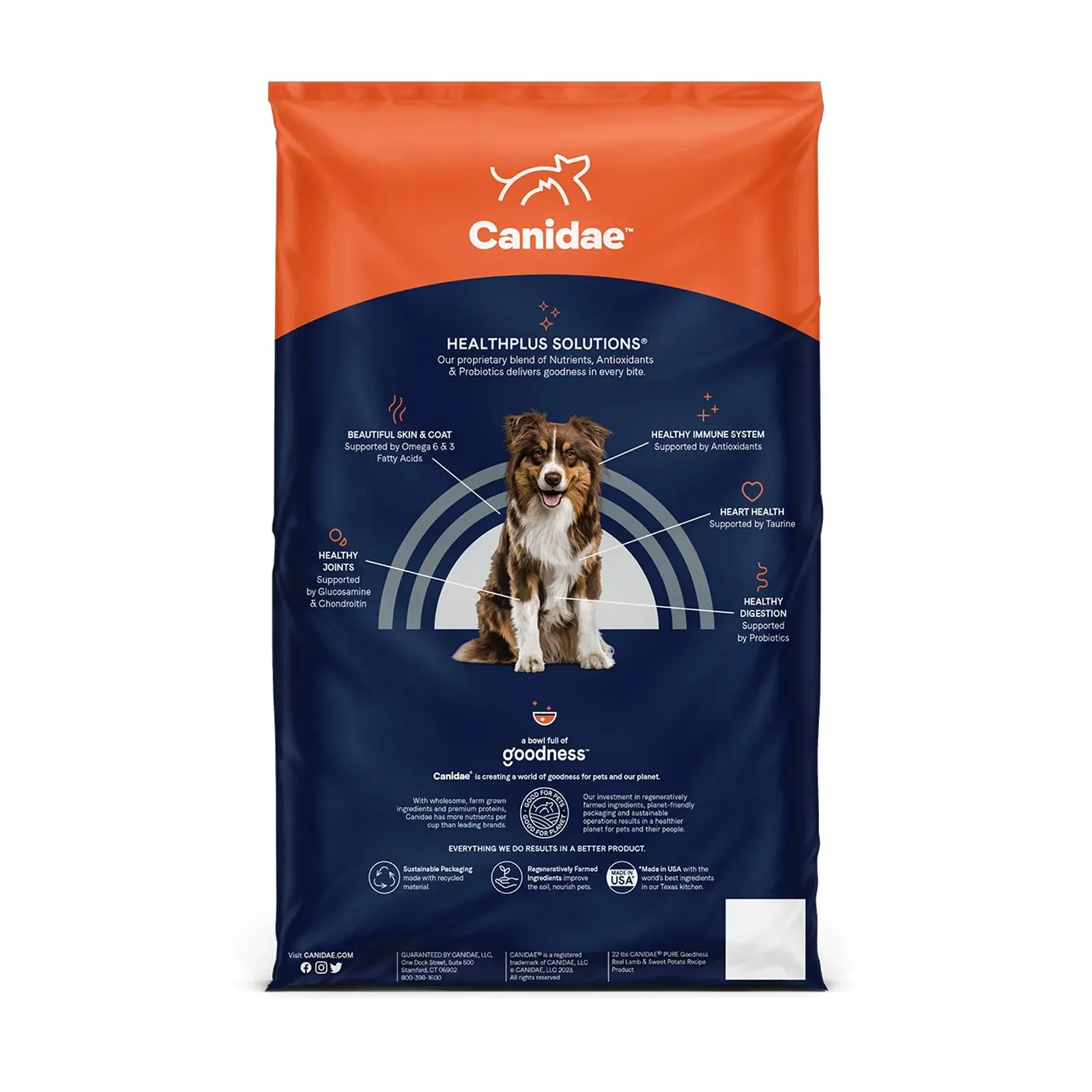 Canidae PURE Grain Free Dry Dog Food - Lamb & Sweet Potato