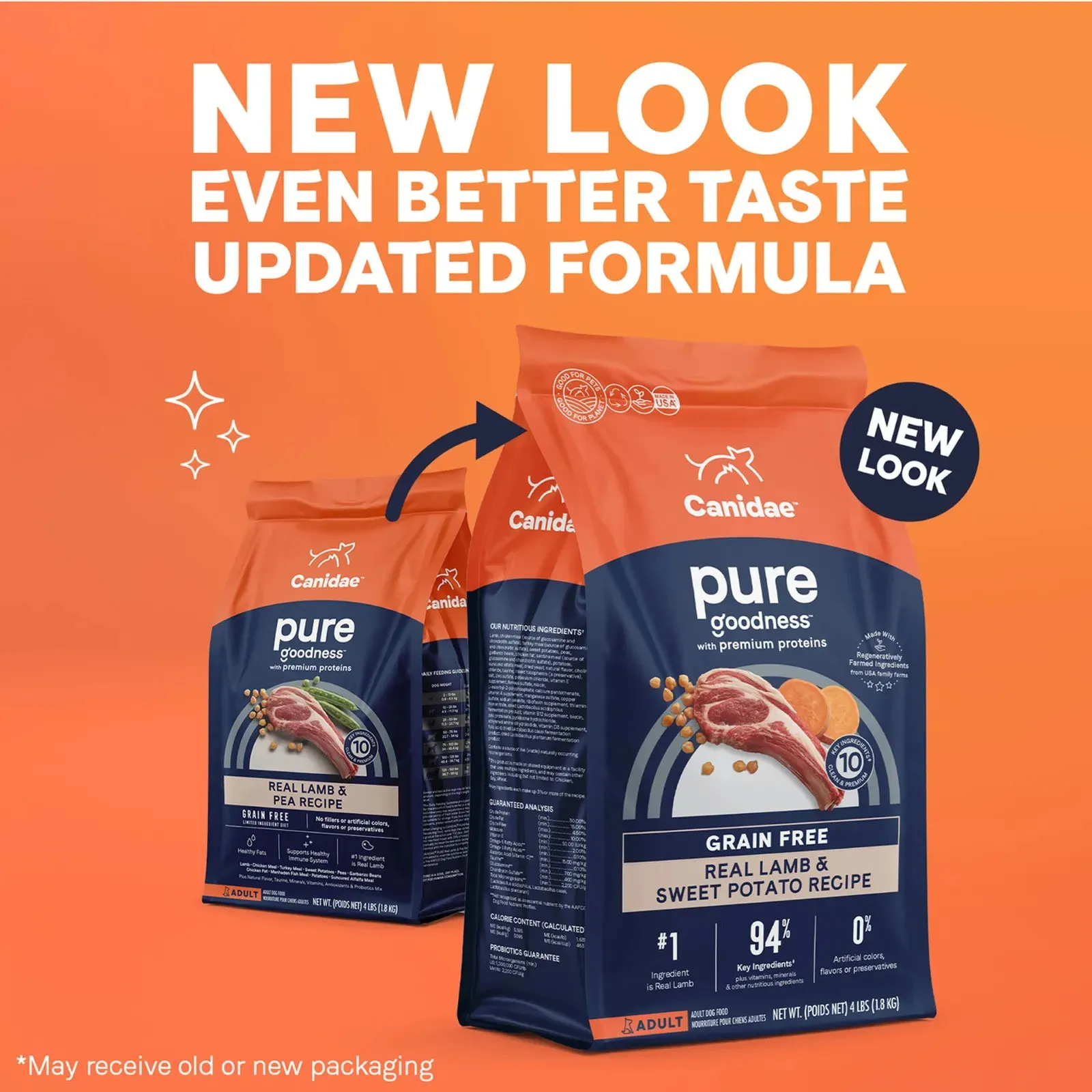 Canidae PURE Grain Free Dry Dog Food - Lamb & Sweet Potato