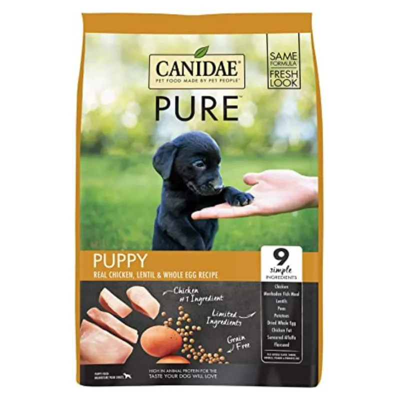 Canidae PURE Grain Free Dry Puppy Food - Chicken, Lentil & Whole Egg