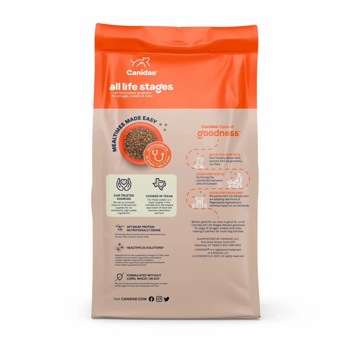 Canidae All Life Stages Dry Dog Food - Multi-Protein Chicken, Turkey & Lamb
