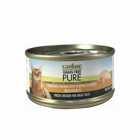 Canidae Pure Canned food for Cat - Shredded Chicken with Pumpkin in broth 70g