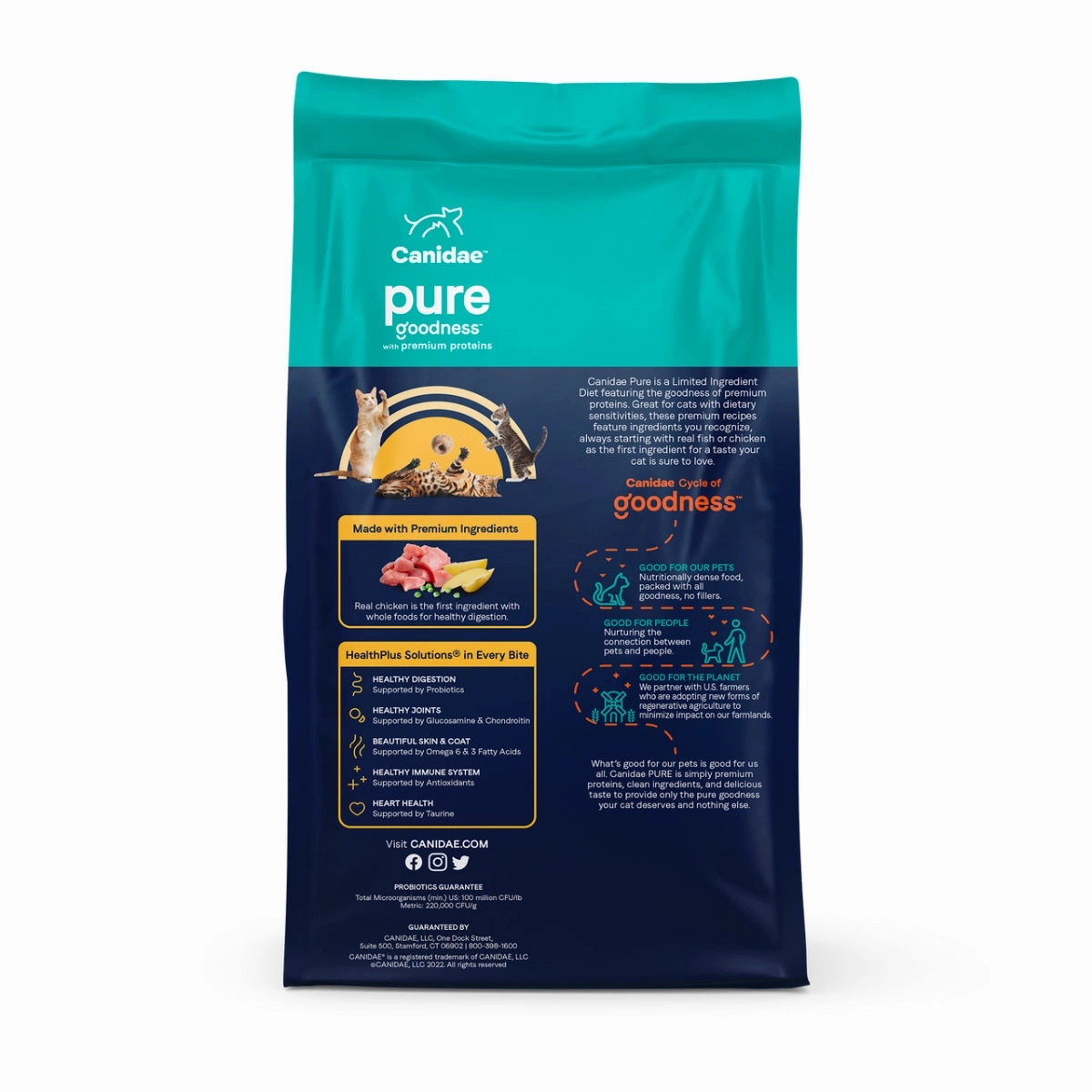 Canidae PURE Grain Free Dry Cat Food - Chicken