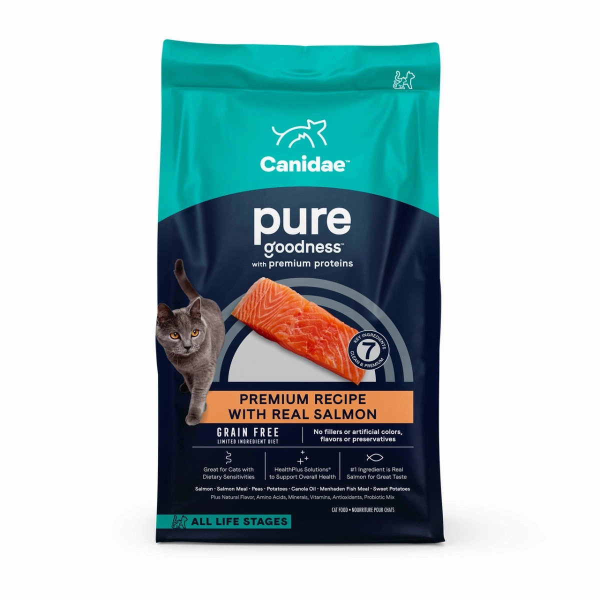 Canidae PURE Grain Free Dry Cat Food - Salmon
