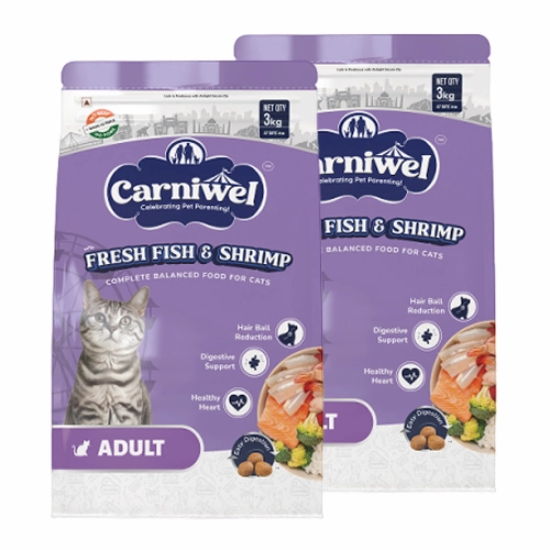 Carniwel Fresh Fish and Shrimp For Adult Cat Dry Food