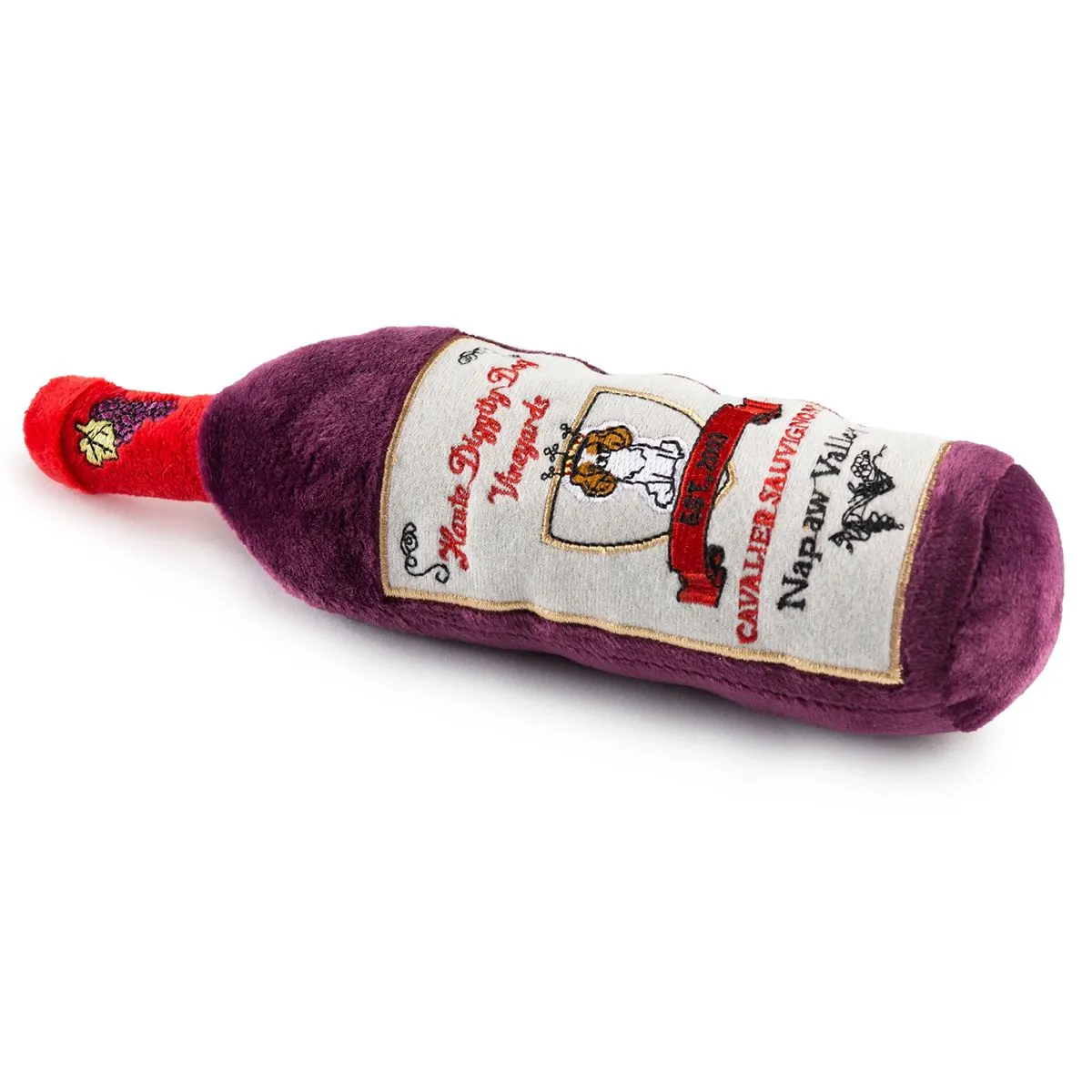 Cavalier Sauvignon Wine Bottle Dog Toy