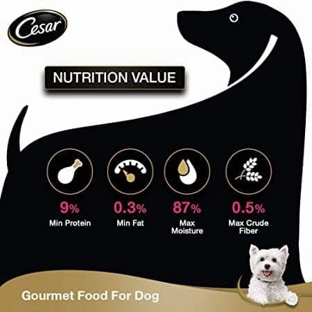 Cesar Sasami & Vegetables Premium Adult Dog Wet Food