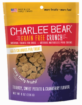 Charlee Bear Bear Crunch Grain Free Turkey Sweet Potato & Cranberry