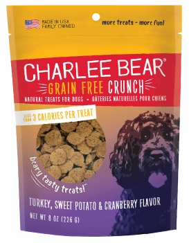 Charlee Bear Bear Crunch Grain Free Turkey Sweet Potato & Cranberry