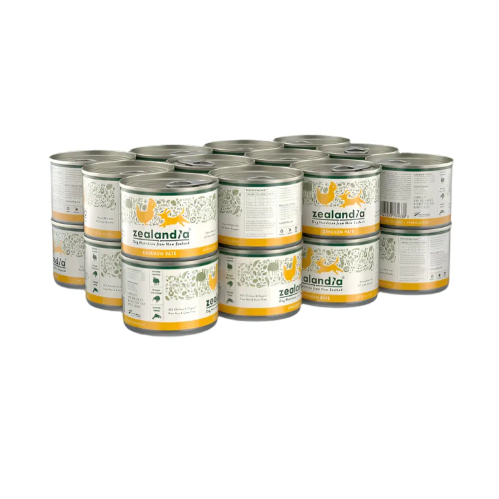 Chicken Pate Staple with Green Mussels Adult Dog Can