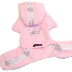 City Glam Dog Track Suit Pink