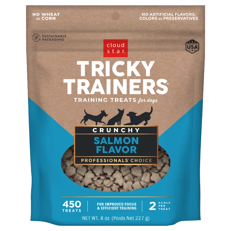 Cloud Star Tricky Trainers Crunchy with Salmon Dog Treats