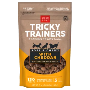 Cloud Star Tricky Trainers Soft & Chewy with Cheddar Dog Treats
