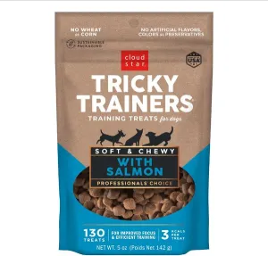Cloud Star Tricky Trainers Soft & Chewy with Salmon Dog Treats