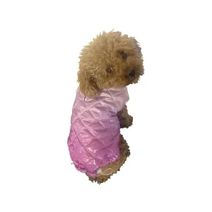 Coco Puffer Dog Coat Ombre'd Orchid