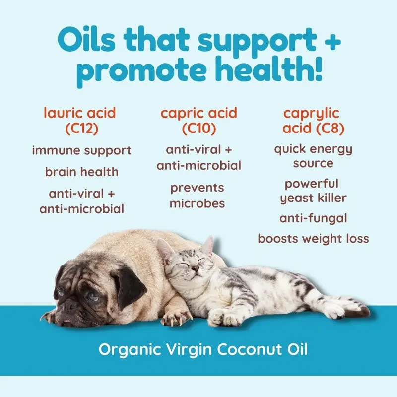 COCOTHERAPY Organic Coconut Oil for Dogs & Cats