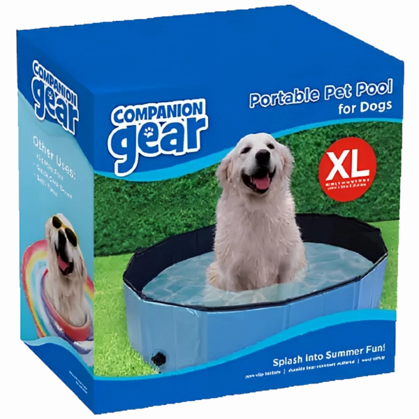 Companion Gear Portable Pet Pool for Dogs, XL