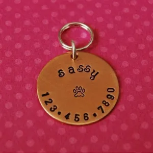 Copper Super Sturdy Dog ID Tag