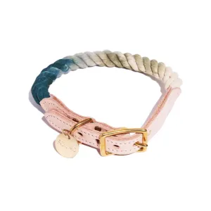 Cotton Rope Dog Collar Catskill Ombre
